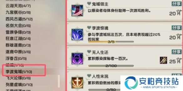 《剑网3》乐游记李渡鬼域成就完成攻略2025