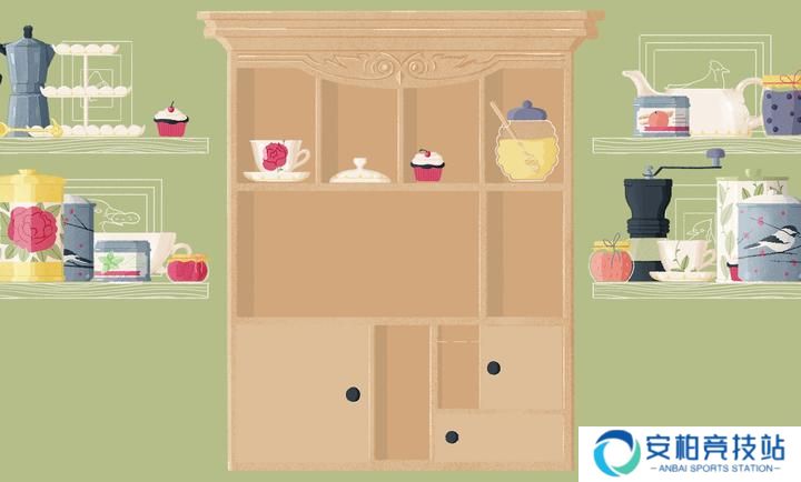 向左一点橱柜与抽屉