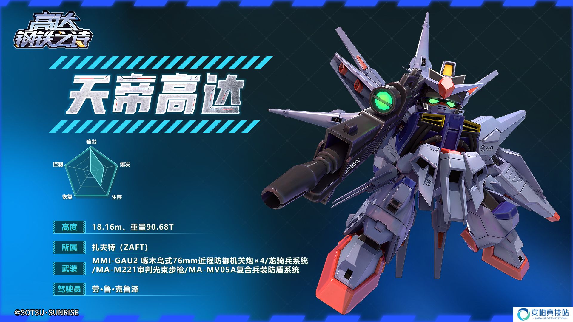 高达钢铁之诗【攻略】机体博物馆丨天帝高达