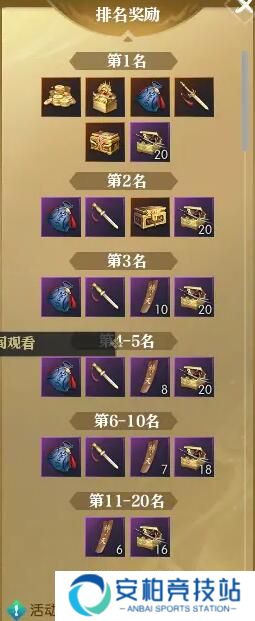 《逆水寒》黄金服江湖神兵谱神兵比拼活动介绍5