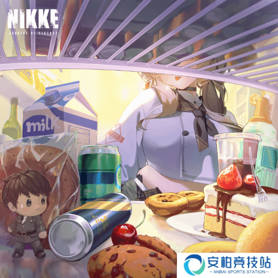 《妮姬》新角色：“贪吃少女”肉感小腹吐舌诱惑！