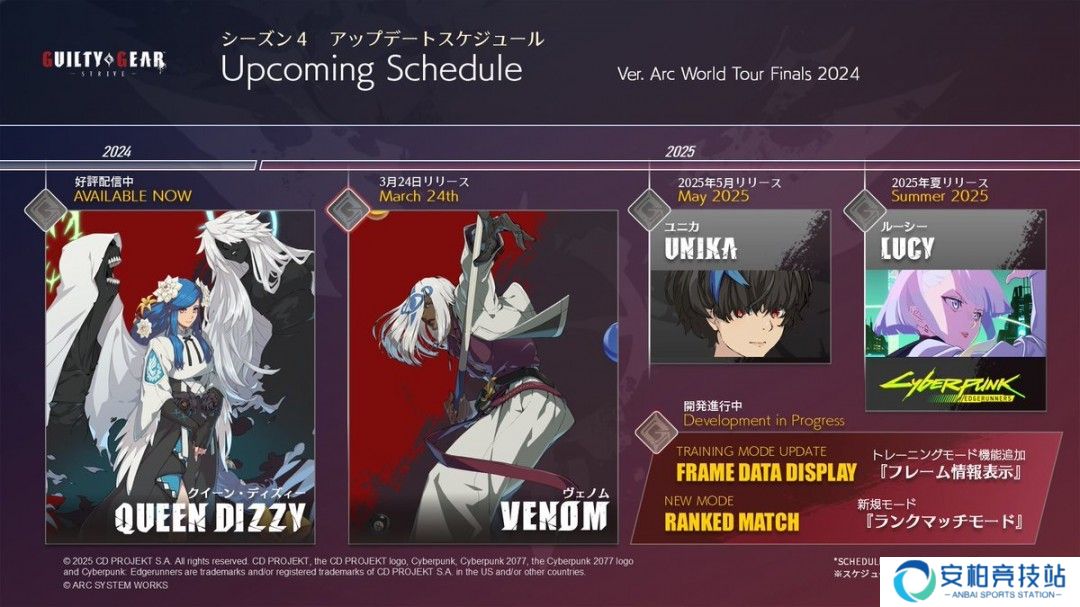 《罪恶装备：STRIVE》新DLC角色“Venom”新预告 今日上线