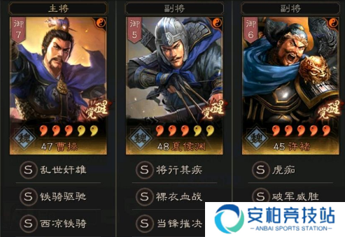 三国志·战略版三国志战略版夏侯渊许褚爆头流，0损吃半红肉弓虎臣!