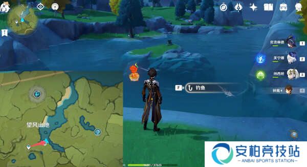 《原神》蒙德钓鱼位置分布情况蒙德钓鱼八处分布情况攻略5