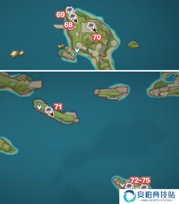 《原神》85个枯叶紫英位置一览4