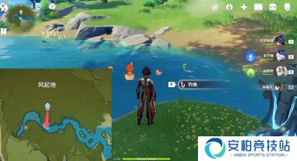 《原神》蒙德钓鱼位置分布情况蒙德钓鱼八处分布情况攻略9