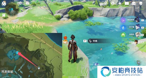 《原神》蒙德钓鱼位置分布情况蒙德钓鱼八处分布情况攻略17