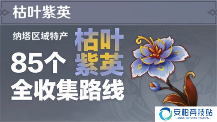 《原神》85个枯叶紫英位置一览
