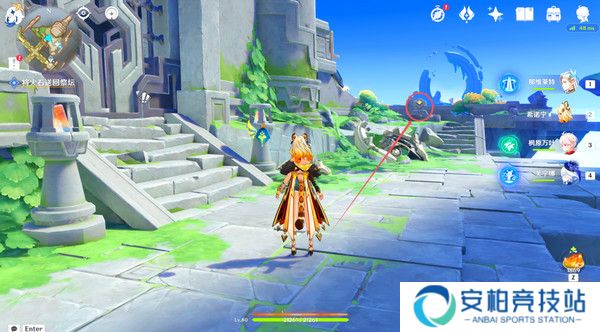 《原神》天空的另一侧收集燃烧的火石流程攻略9