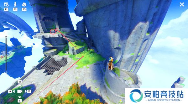 《原神》天空的另一侧收集燃烧的火石流程攻略11