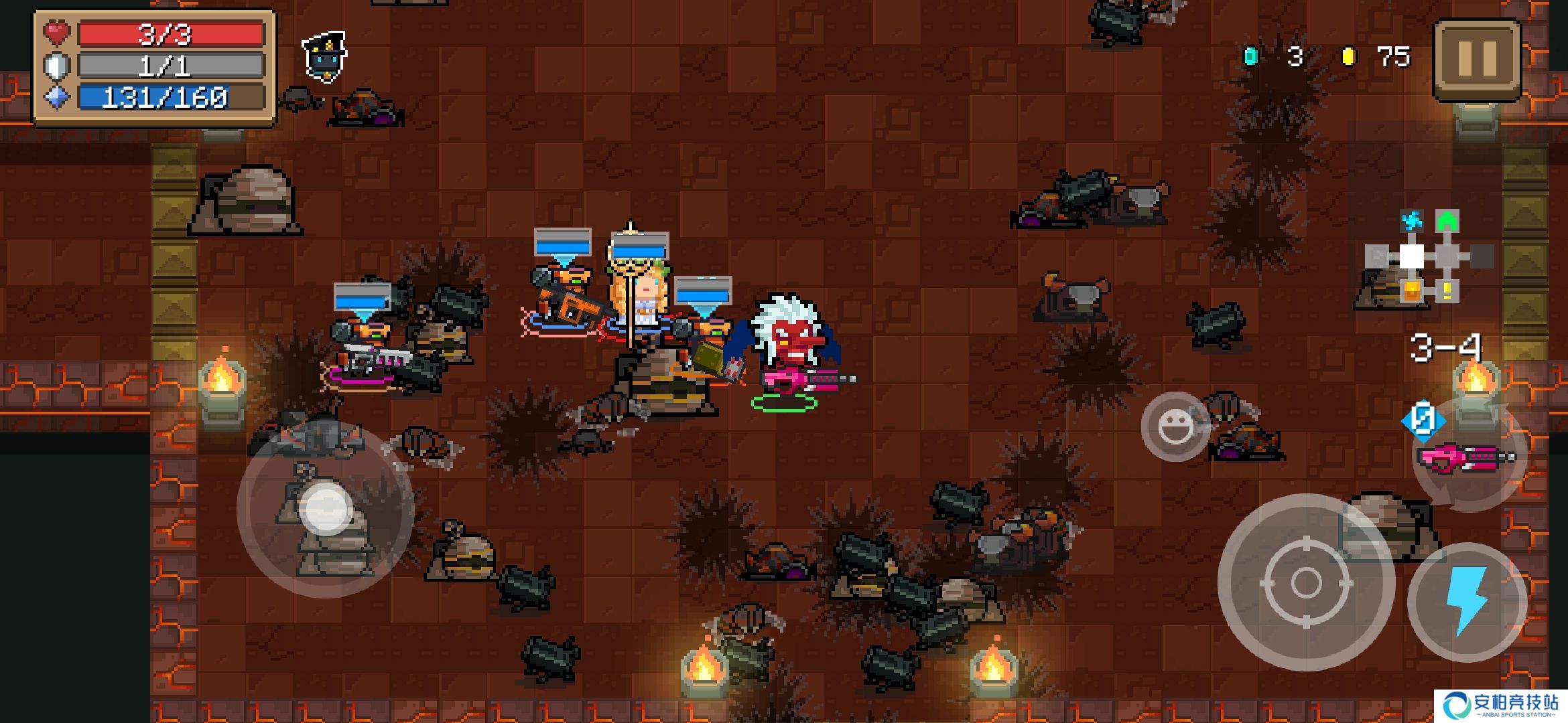 元气骑士小小指挥官（工程师直接过关）