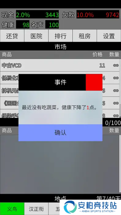 只是跑商
