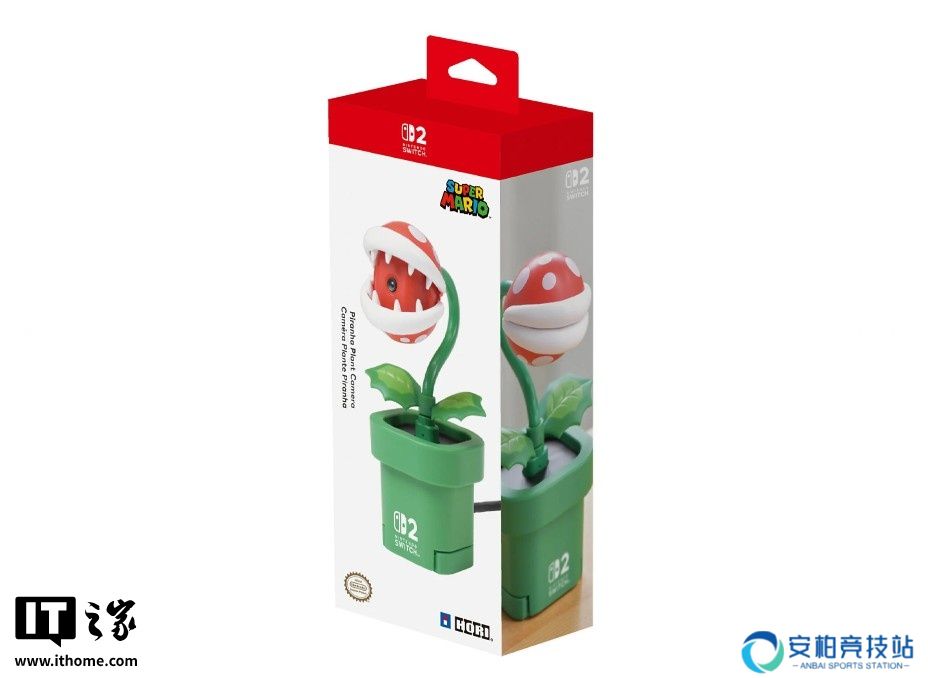 Hori 发布任天堂 Switch 2 游戏机摄像头：“吞食花”设计可防窥