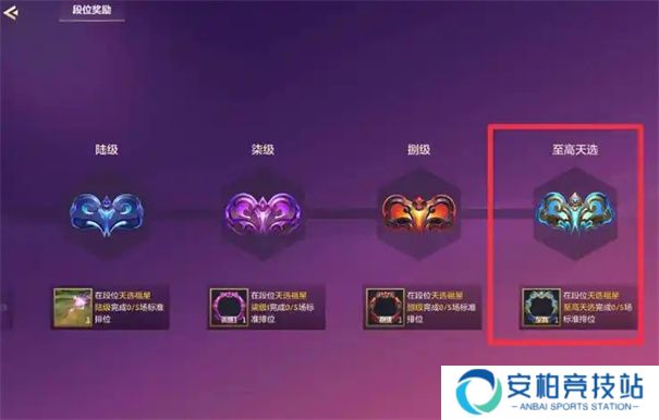 金铲铲之战段位等级表