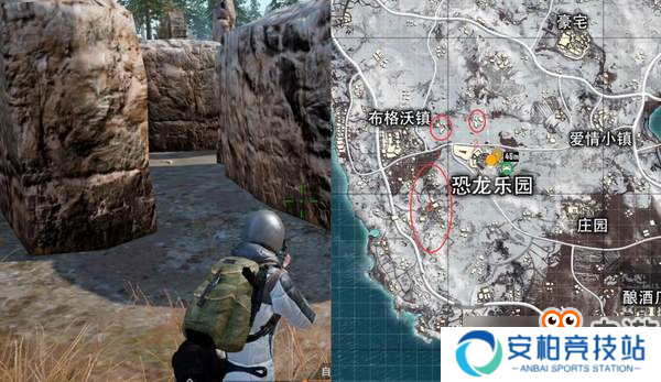 再迎冰川季 《刺激战场》走近恐龙的国度之地图点位攻略