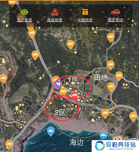 《刺激战场》你所想要了解的M城资源点和战术点位