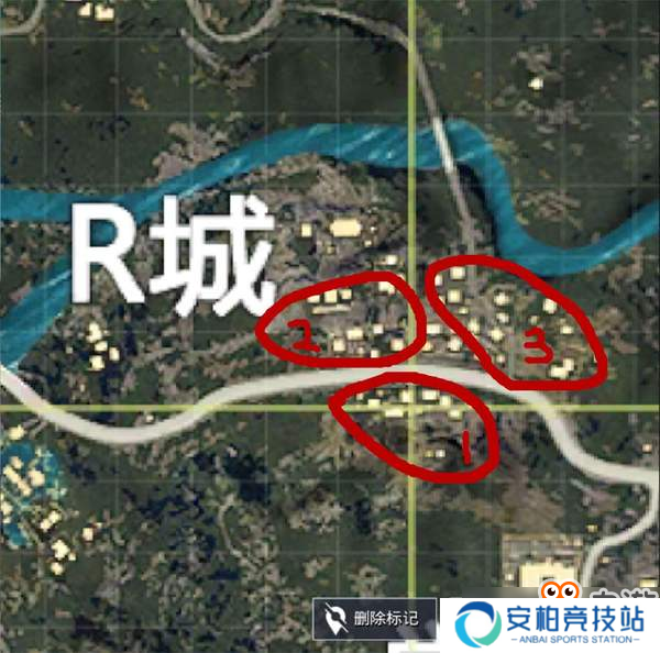 《刺激战场》海岛地图R城前期打法解析