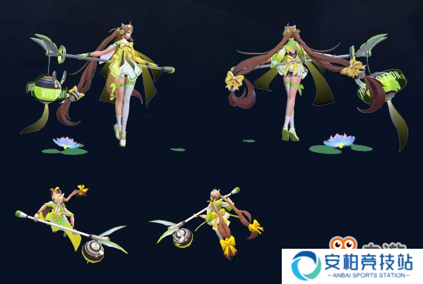 王者荣耀大乔守护之力特效预览：绿色鲤鱼特效，首周仅390点券[多图]