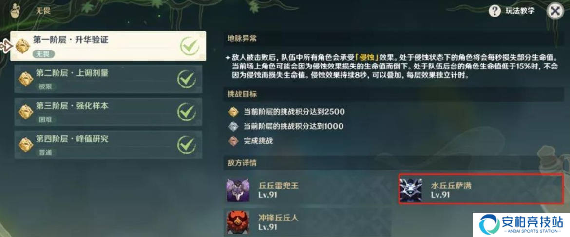原神郁闭的孤垒敌人机制详解 郁闭的孤垒过关阵容推荐