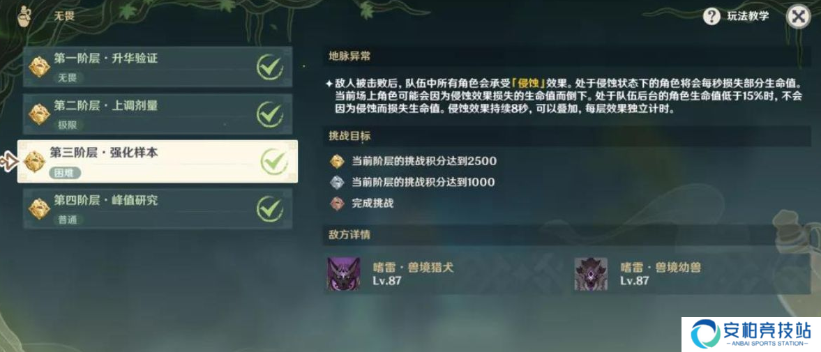 原神郁闭的孤垒敌人机制详解 郁闭的孤垒过关阵容推荐