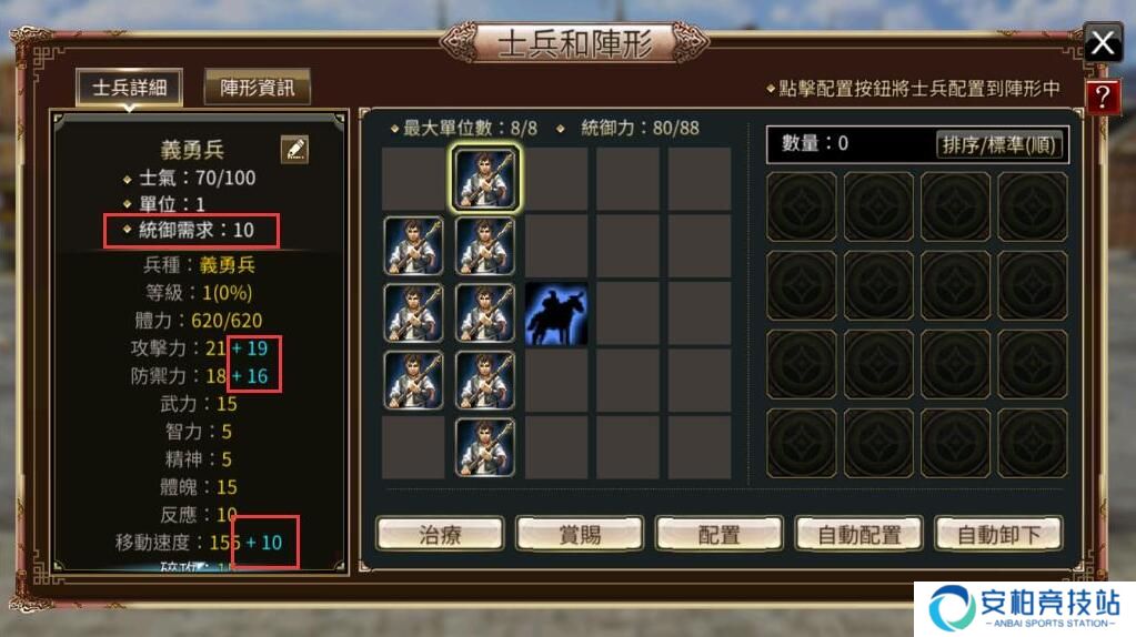 三国群英传M怎么配置士兵阵型 士气有什么用