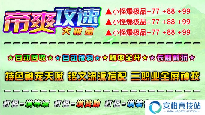 帝爽攻速大极品