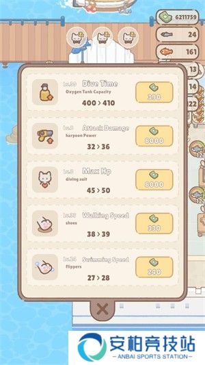 猫咪潜水员