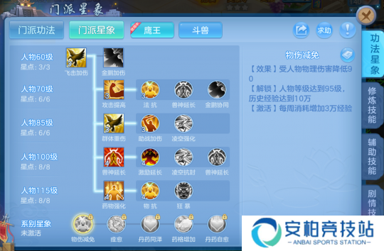 《幻唐志:逍遥外传》系别星象